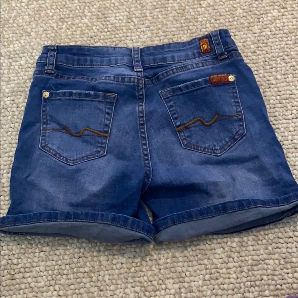 For All Mankind 7 Kids Jean Shorts